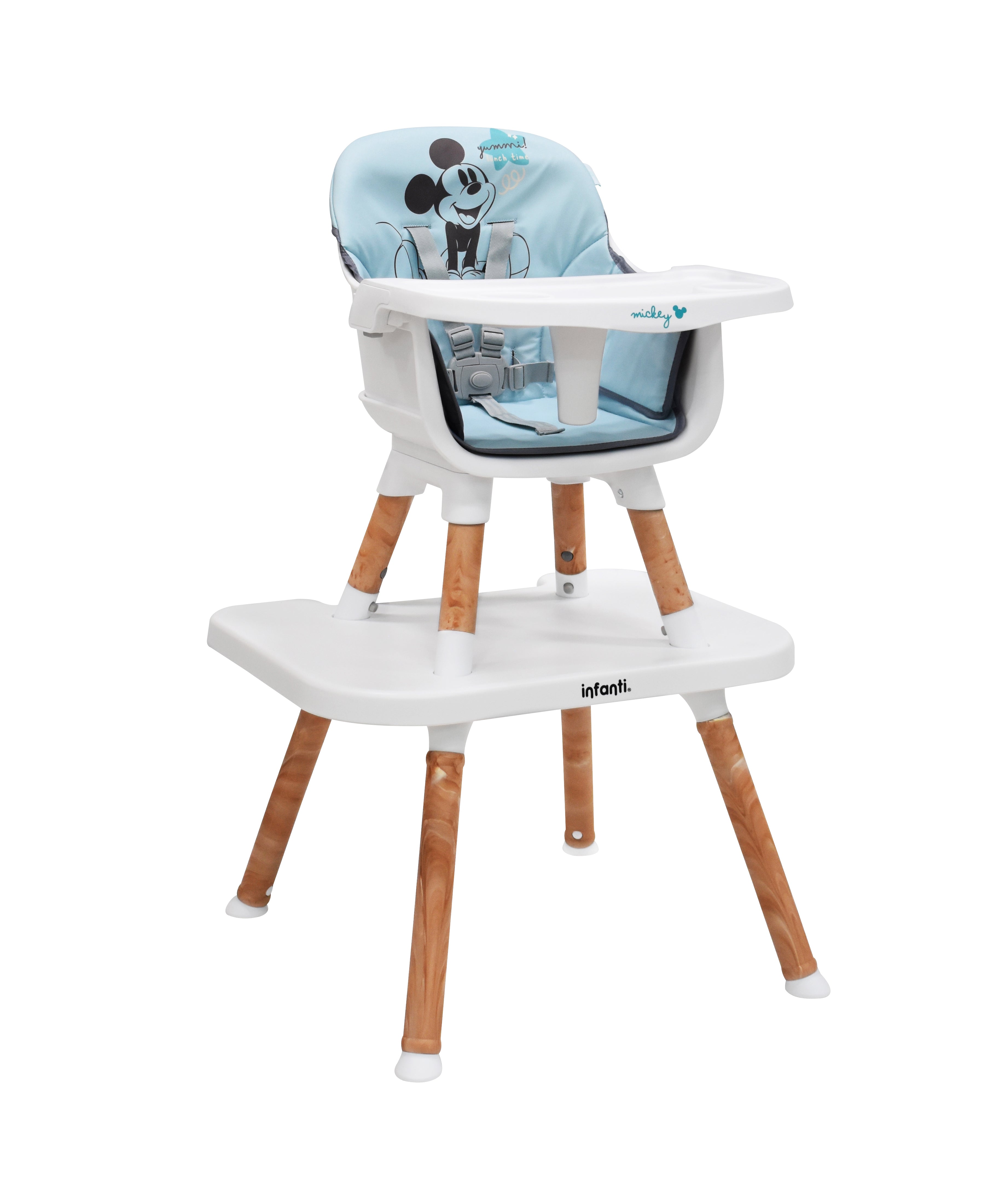 Silla Alta Periquera Bebe Infanti Disney Ligera Segura 6 en 1