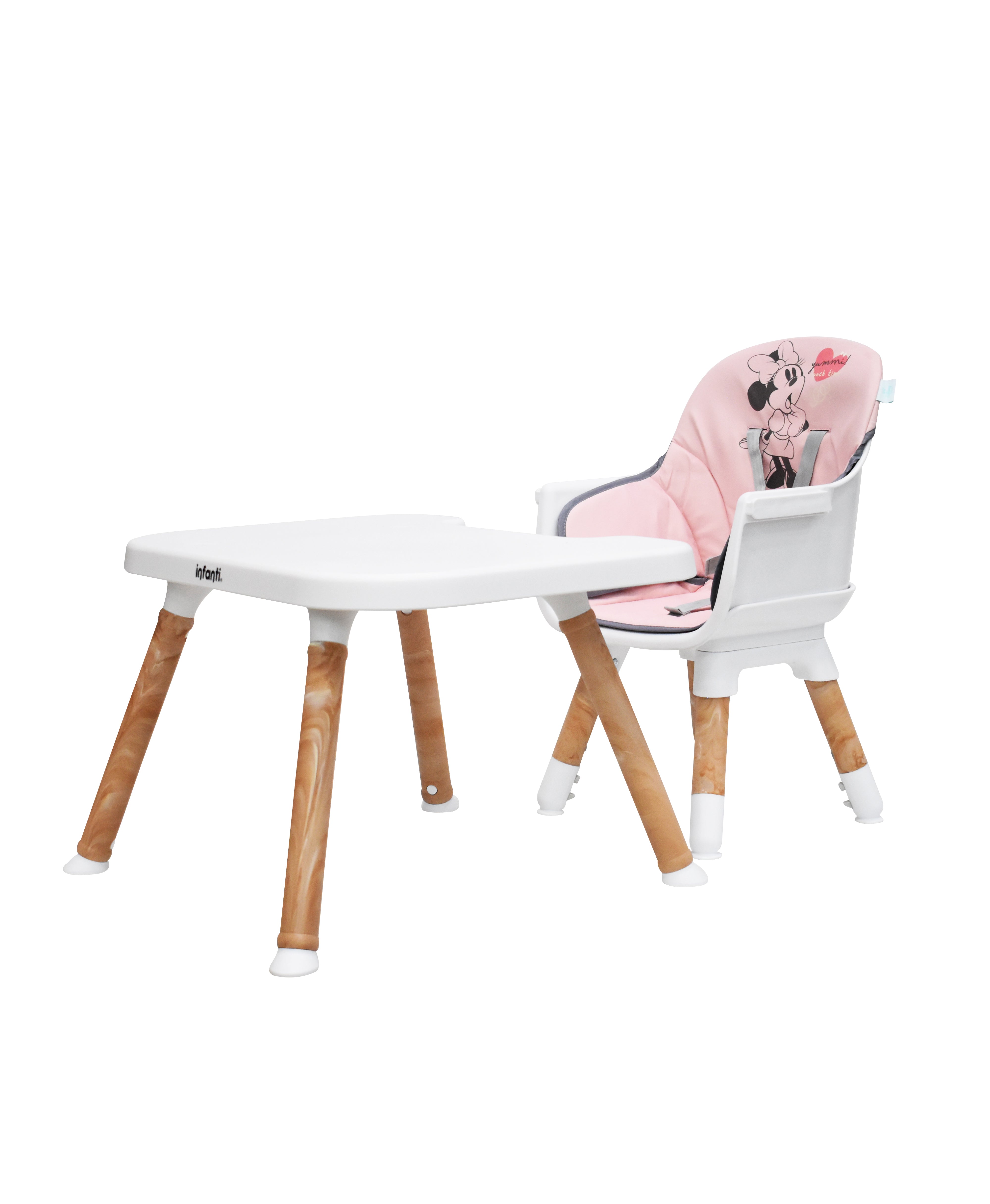 Silla Alta Periquera Bebe Infanti Disney Ligera Segura 6 en 1