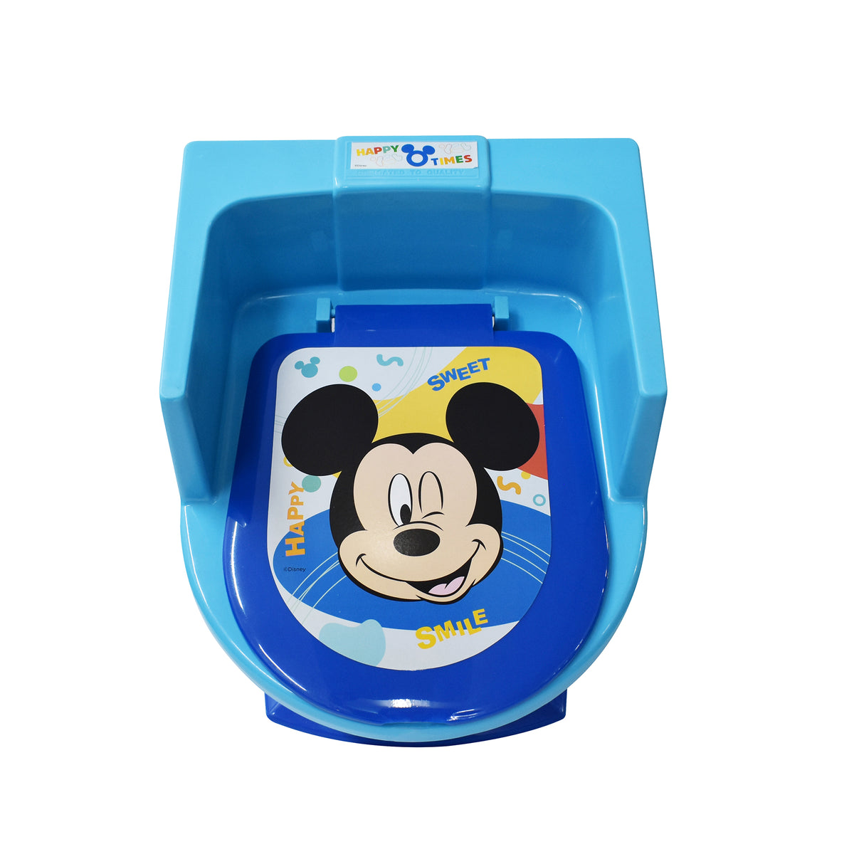 Entrenador de Baño Mickey Con Tapa y Recipiente Removible