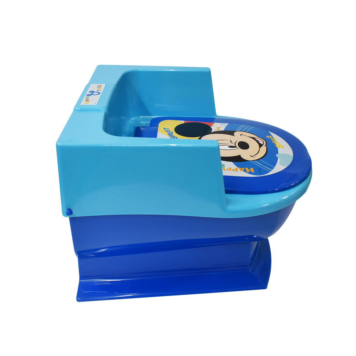 Entrenador de Baño Mickey Con Tapa y Recipiente Removible