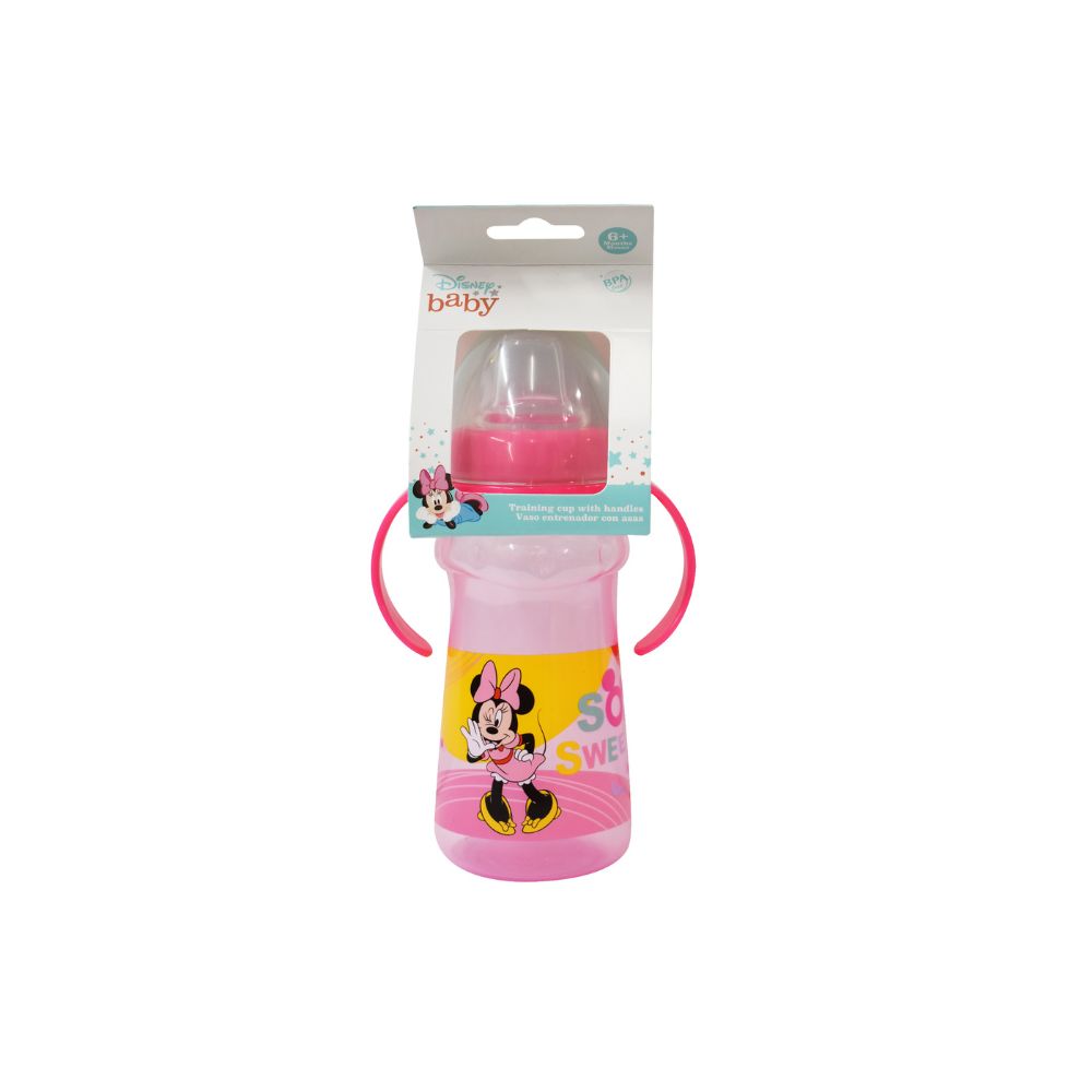 Vaso Entrenador Minnie Con Asas Pipeta Suave Y Libre De BPA