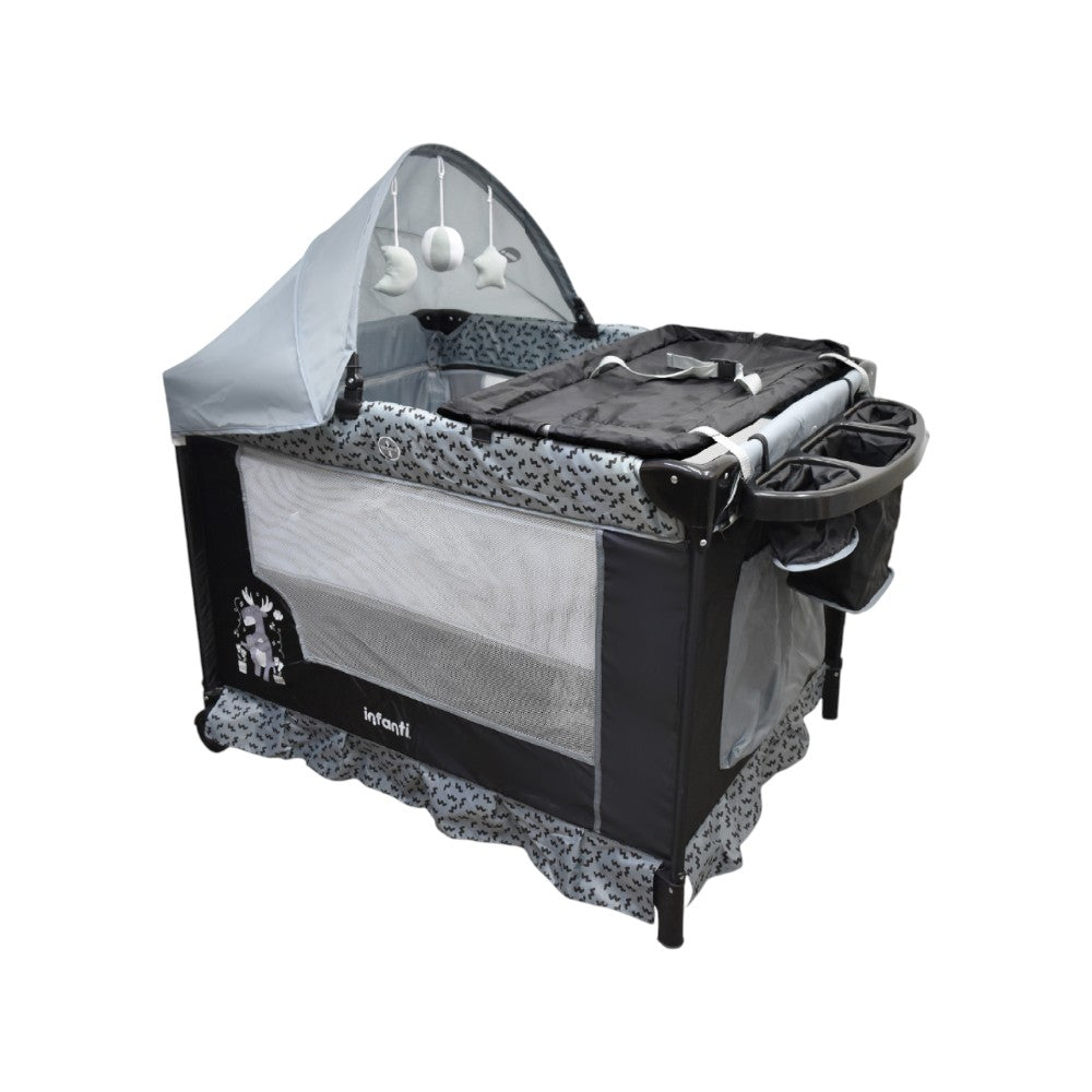 Cuna Corral Silver Colecho Infanti Para Bebé Plegable