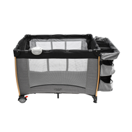 Set Carriola Travel Maverick y Cuna Gianna Lifestyle Gris