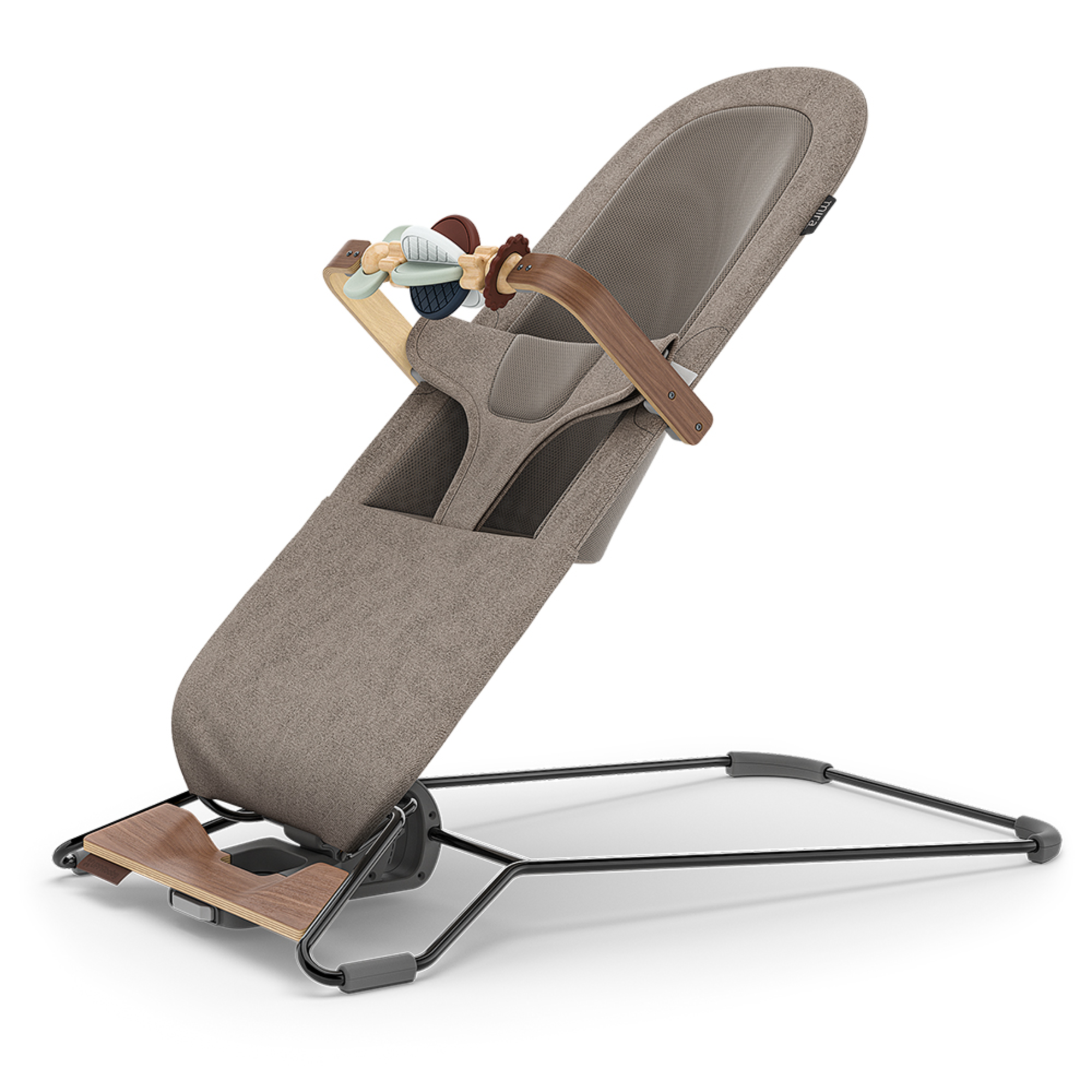 Barra de Juguetes Wonder Wheel para UPPAbaby Mira Estimula Motricidad Fina, Madera FSC®, Plegable y Fácil Instalación