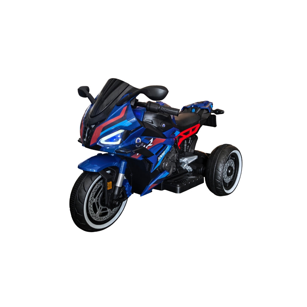 Motocicleta Montable Eléctrica Deportiva Con Sonido De Motor, Infanti