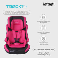 Autoasiento Infanti Para Bebé Track Fit 1 2 3