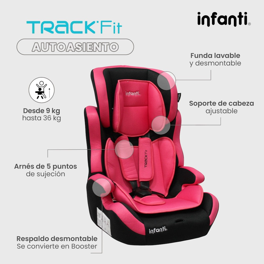 Autoasiento Infanti Para Bebé Track Fit 1 2 3