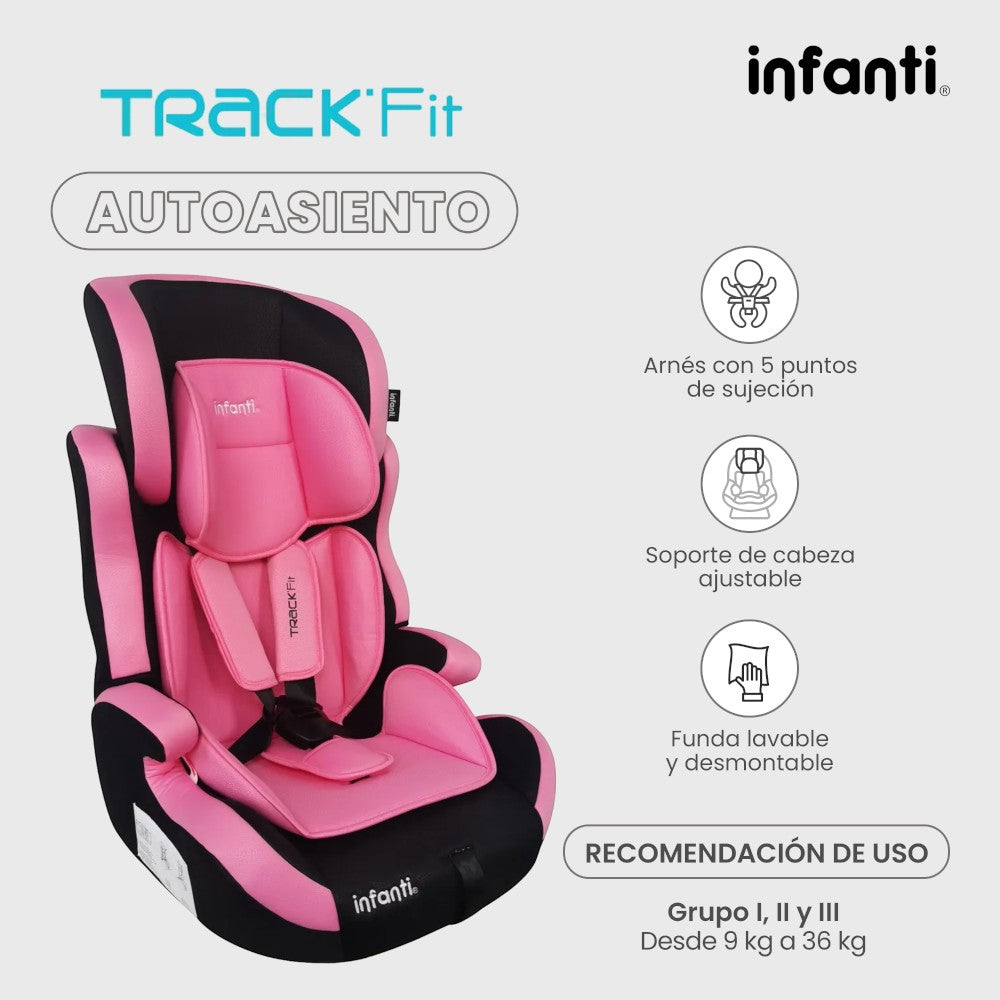 Autoasiento Infanti Para Bebé Track Fit 1 2 3