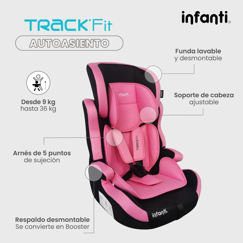 Autoasiento Infanti Para Bebé Track Fit 1 2 3