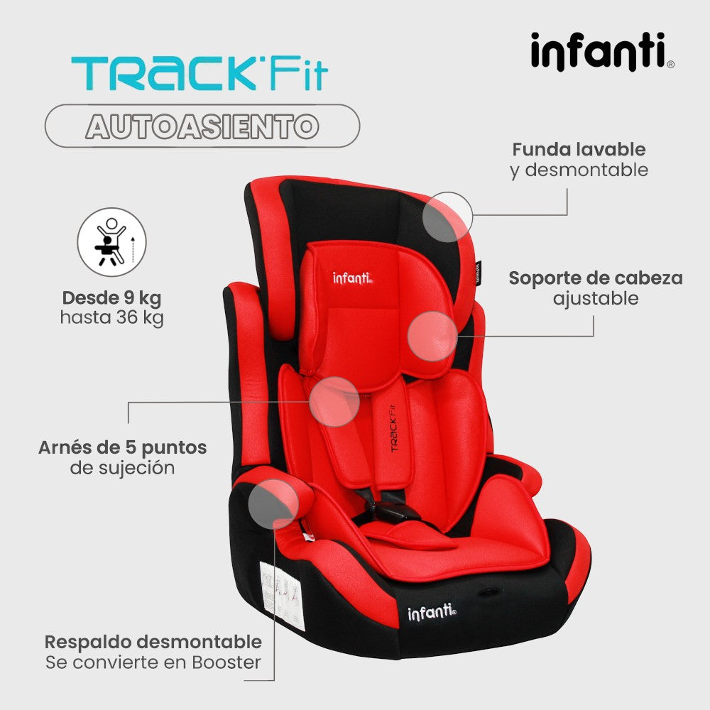 Autoasiento Infanti Para Bebé Track Fit 1 2 3