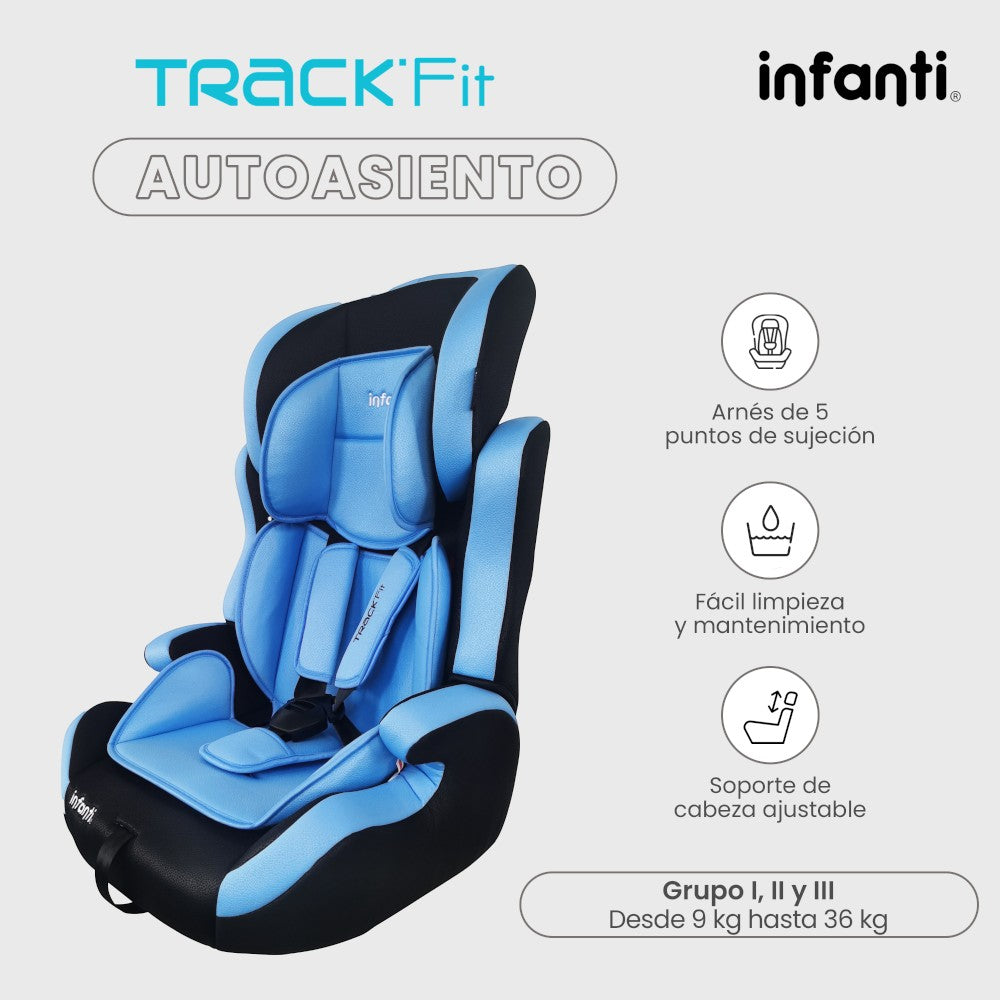Autoasiento Infanti Para Bebé Track Fit 1 2 3