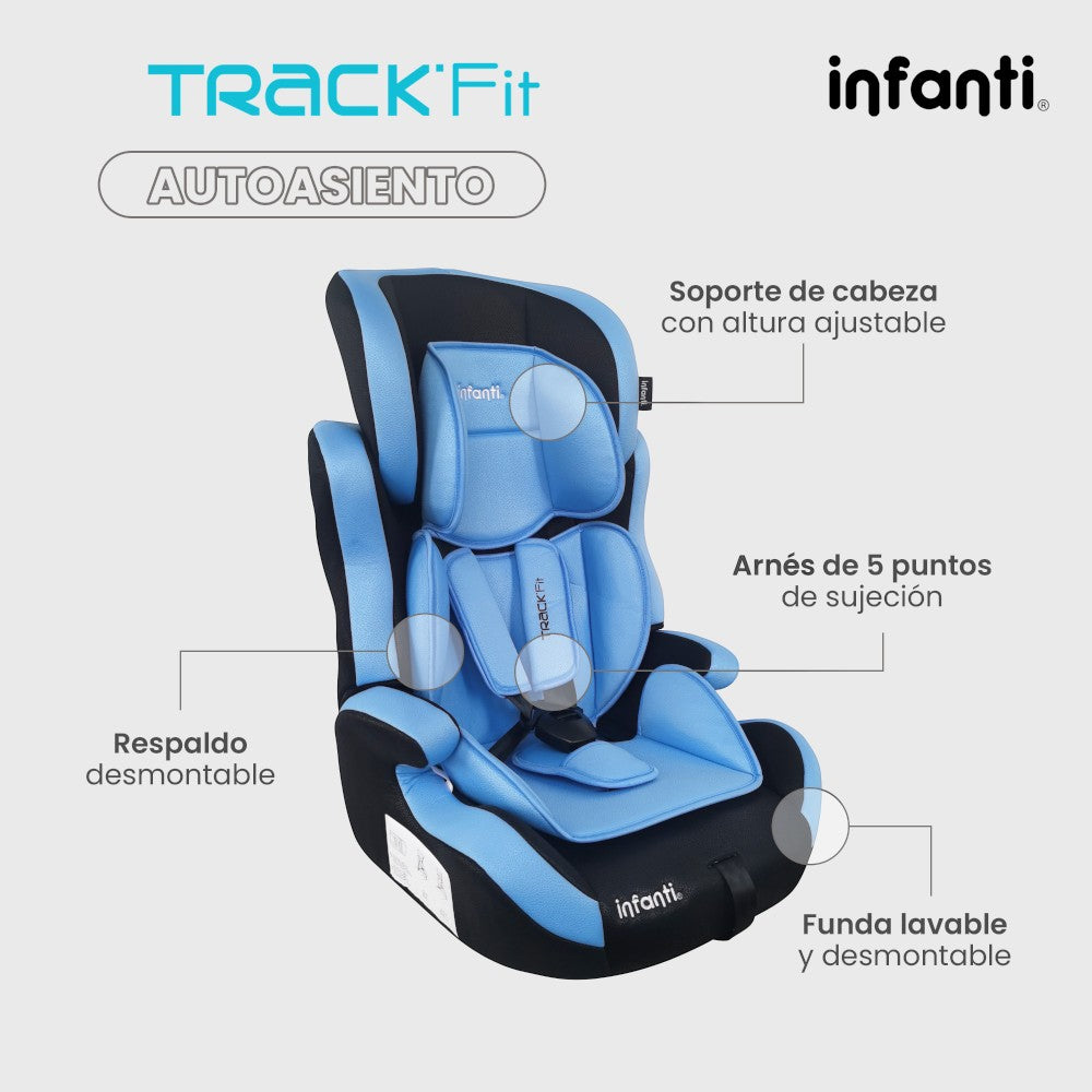 Autoasiento Infanti Para Bebé Track Fit 1 2 3