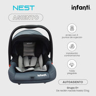 Autoasiento Nest Grupo 0+