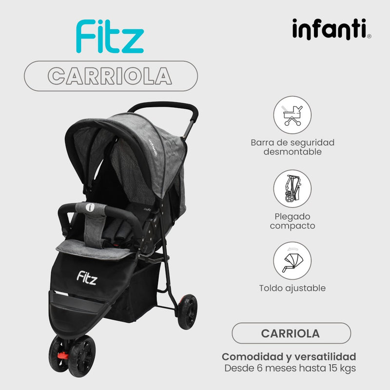 Carriola Para Bebé Fitz Tipo Jogger Infanti
