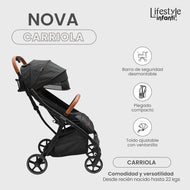 Carriola Nova Lifestyle by Infanti Para Bebe Con Plegado Automático