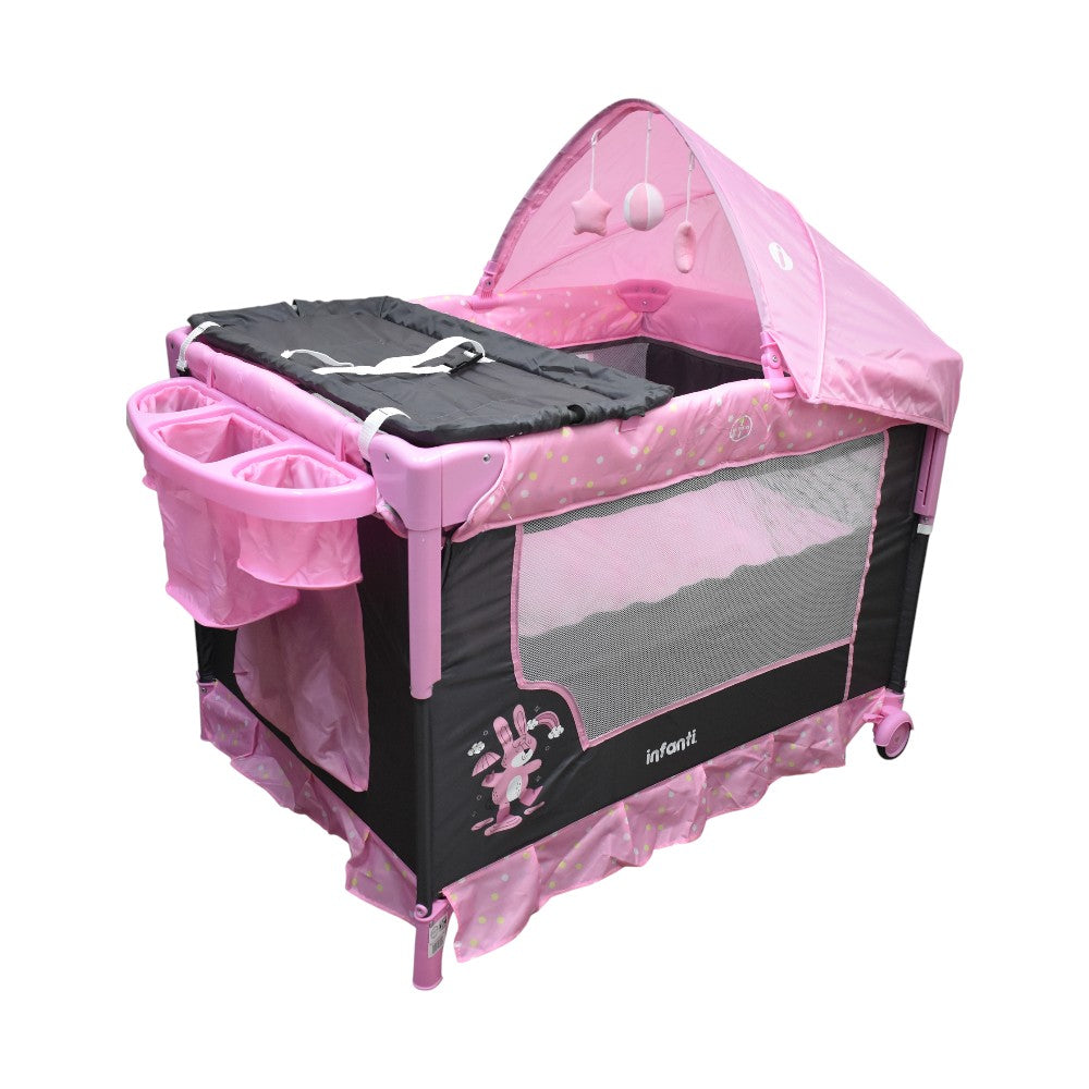 Cuna Corral Silver Colecho Infanti Para Bebé Plegable