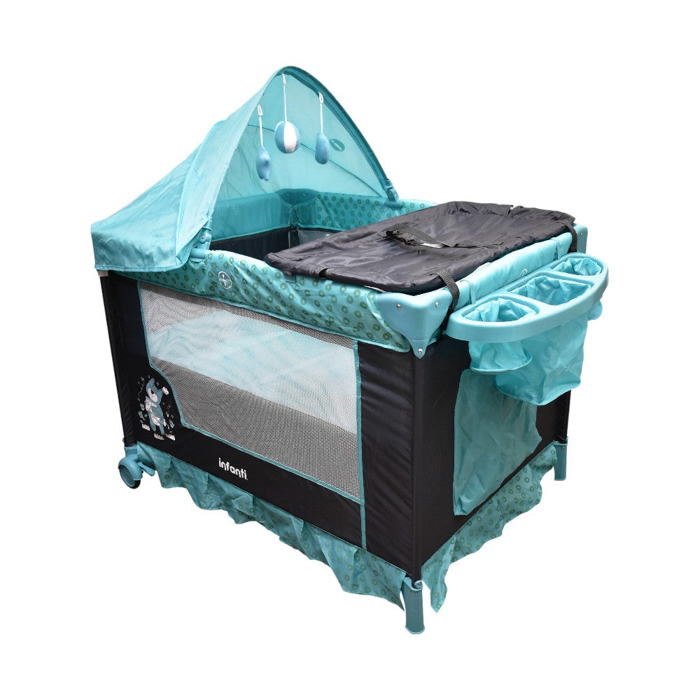 Cuna Corral Silver Colecho Infanti Para Bebé Plegable