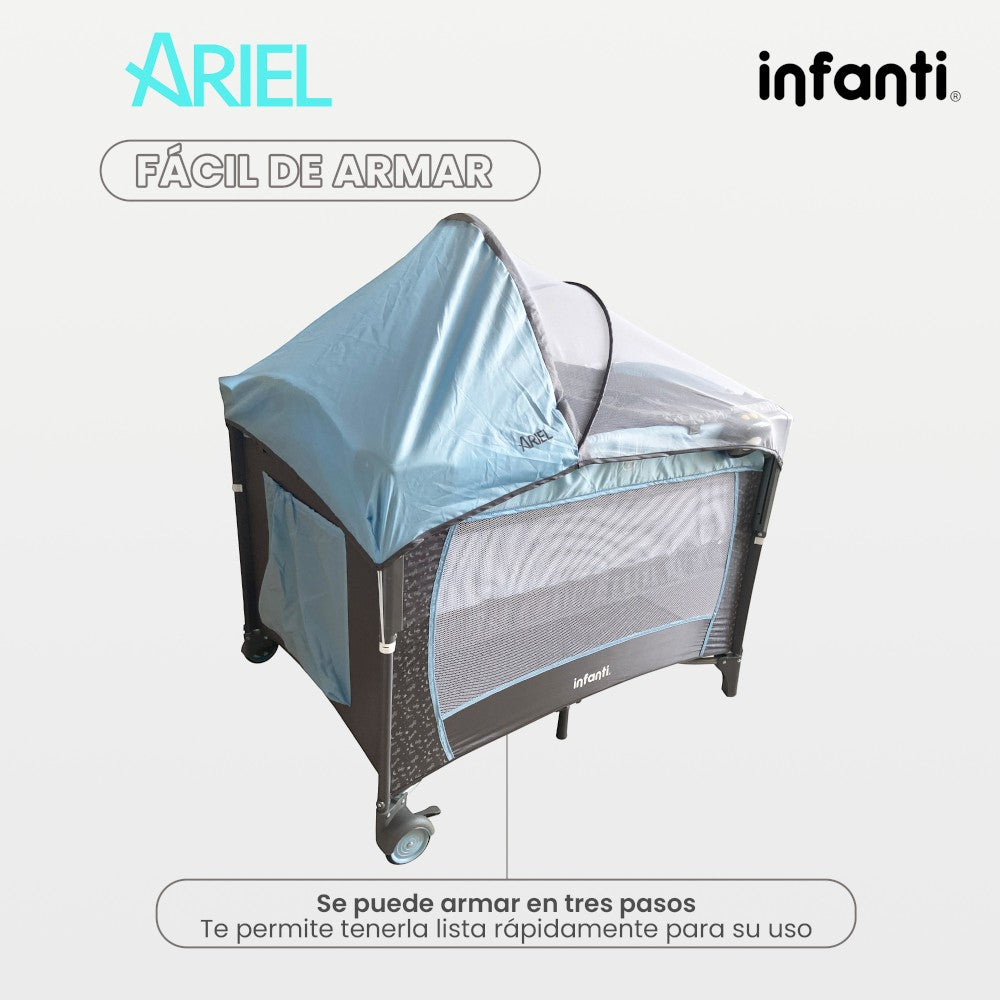 Cuna Para Bebé Viajera Tipo Colecho Ariel Infanti