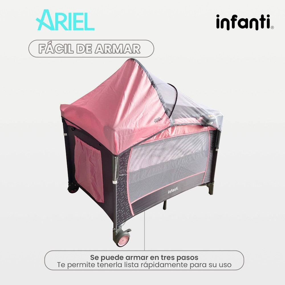 Cuna Para Bebé Viajera Tipo Colecho Ariel Infanti
