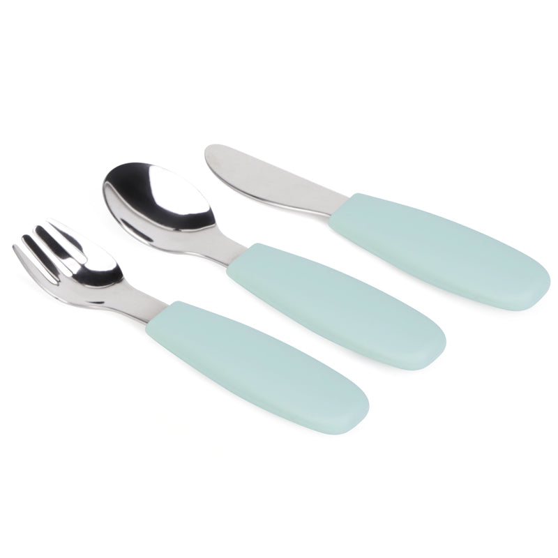 Set Cuchara, Tenedor y Cuchillo Mango Liso, Lifestyle By Infanti
