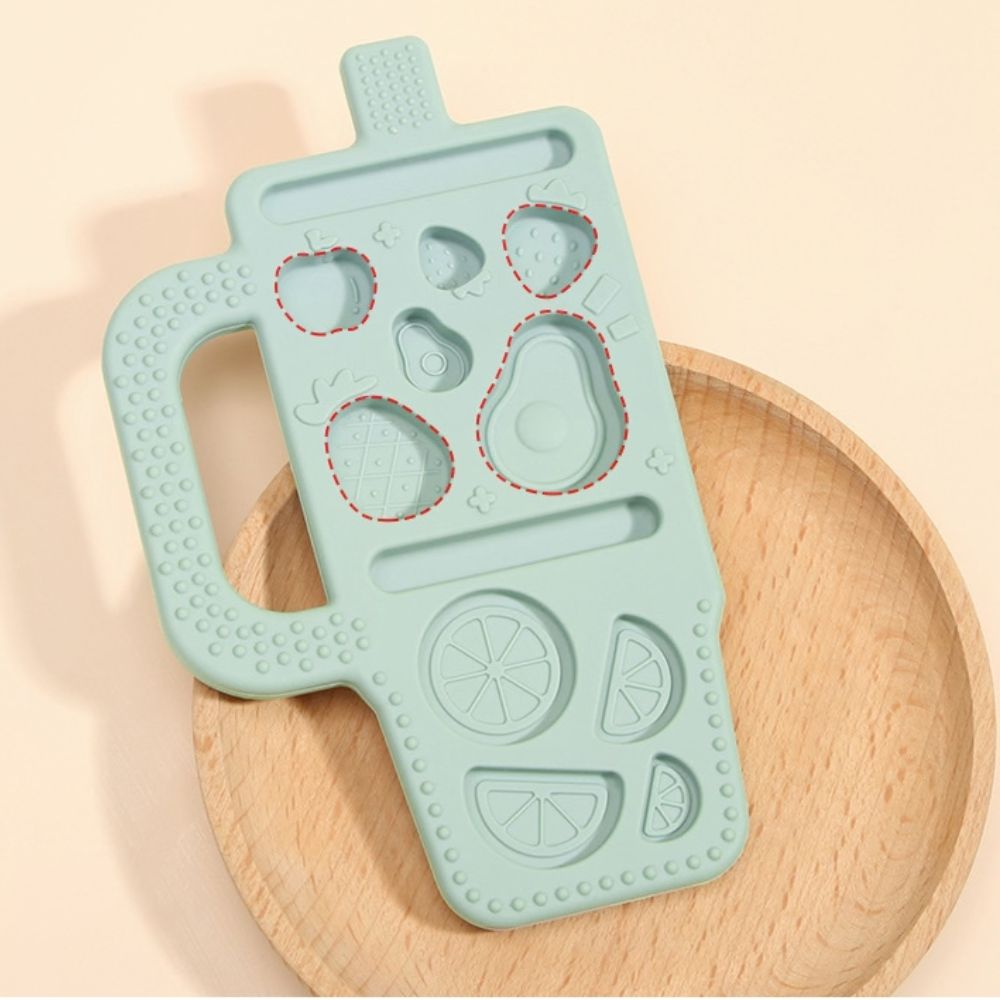 Mordedera De Silicón Con Diseño De Vaso Ergonómica BPA Free Flexible