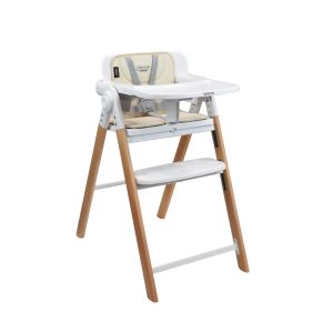 Silla Alta Periquera 2 En 1 Serena Plegable Con Arnes De 5 Puntos