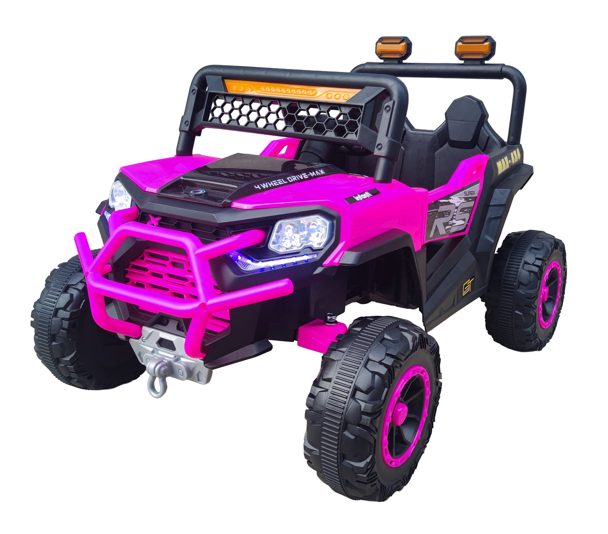 Carro Eléctrico Montable Tipo Rzr Todo Terreno Control, Infanti