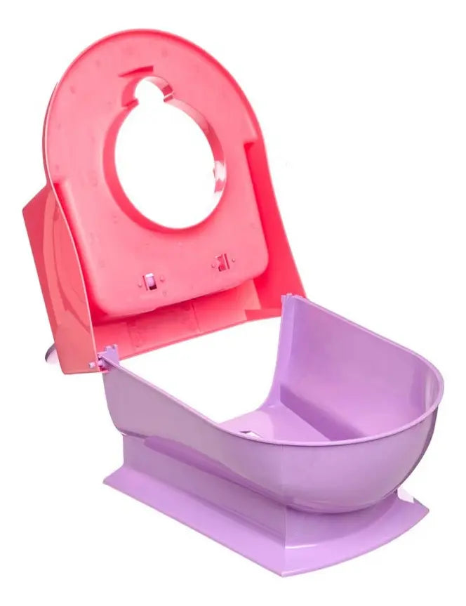Entrenador de Baño Minnie Con Tapa y Recipiente Removible