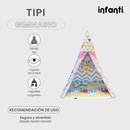 Gimnasio Para Bebé Tipi Con Juguetes Colgantes