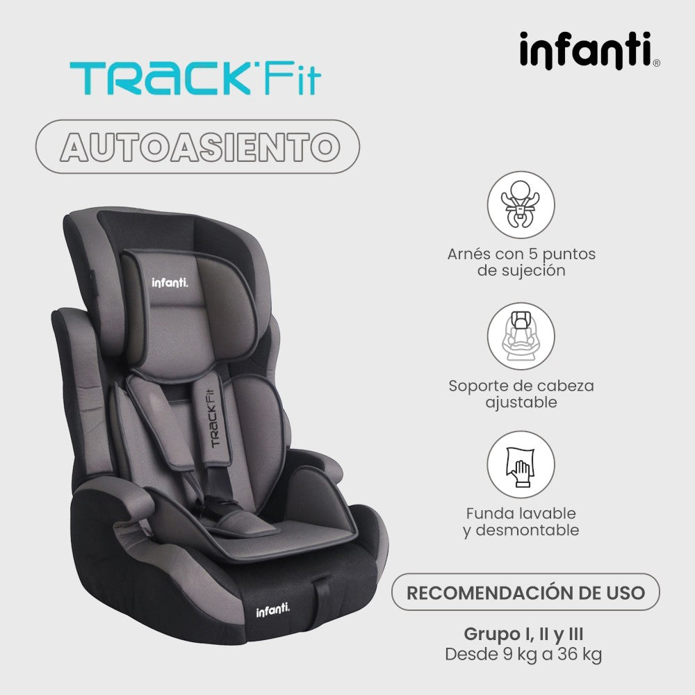 Autoasiento Infanti Para Bebé Track Fit 1 2 3
