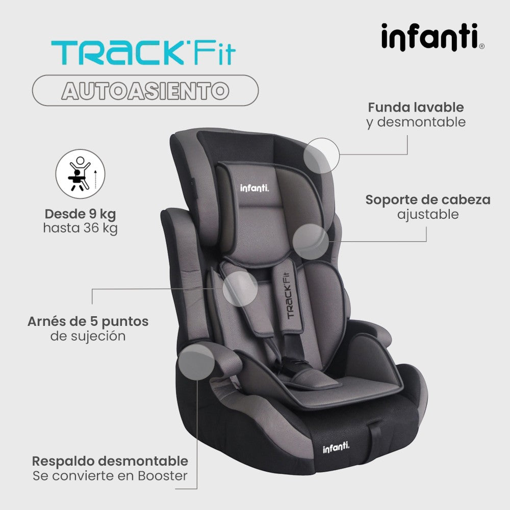 Autoasiento Infanti Para Bebé Track Fit 1 2 3