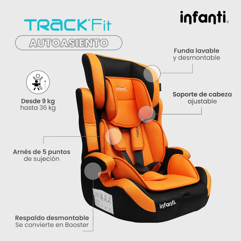 Autoasiento Infanti Para Bebé Track Fit 1 2 3
