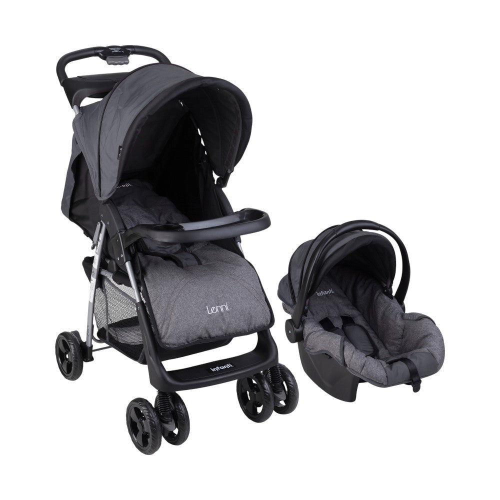 Carriola Infanti Lenni: Plegado Compacto, Portabebé Desmontable Para Auto