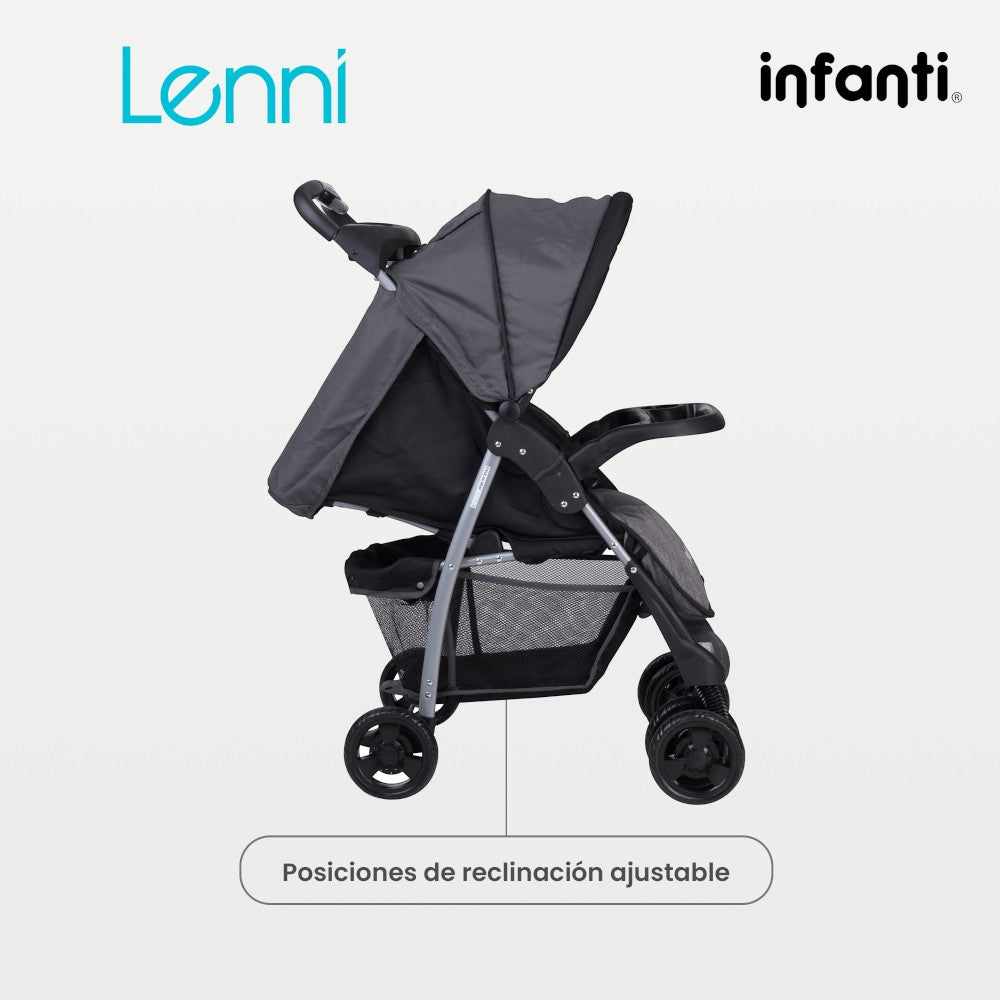 Carriola Infanti Lenni: Plegado Compacto, Portabebé Desmontable Para Auto
