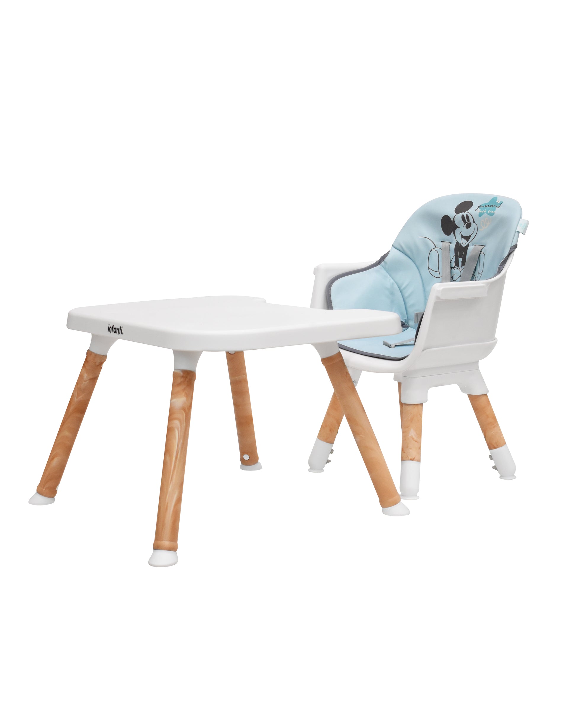 Silla Alta Periquera Bebe Infanti Disney Ligera Segura 6 en 1