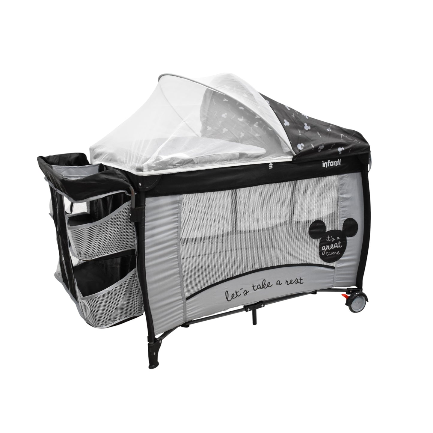 Cuna Disney Mickey 2 en 1 Con Cambiador Desmontable