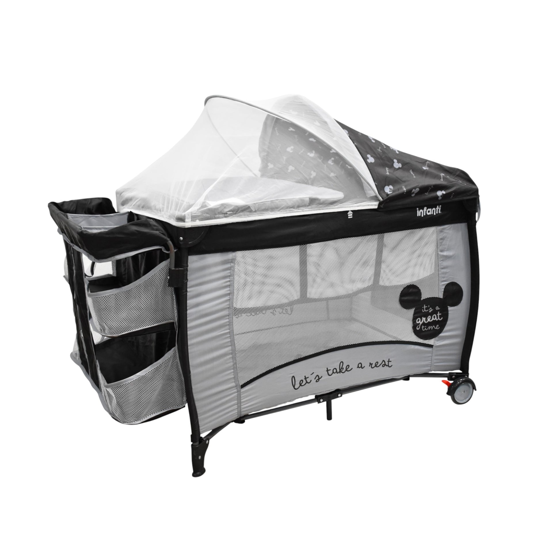 Cuna Disney Mickey 2 en 1 Con Cambiador Desmontable