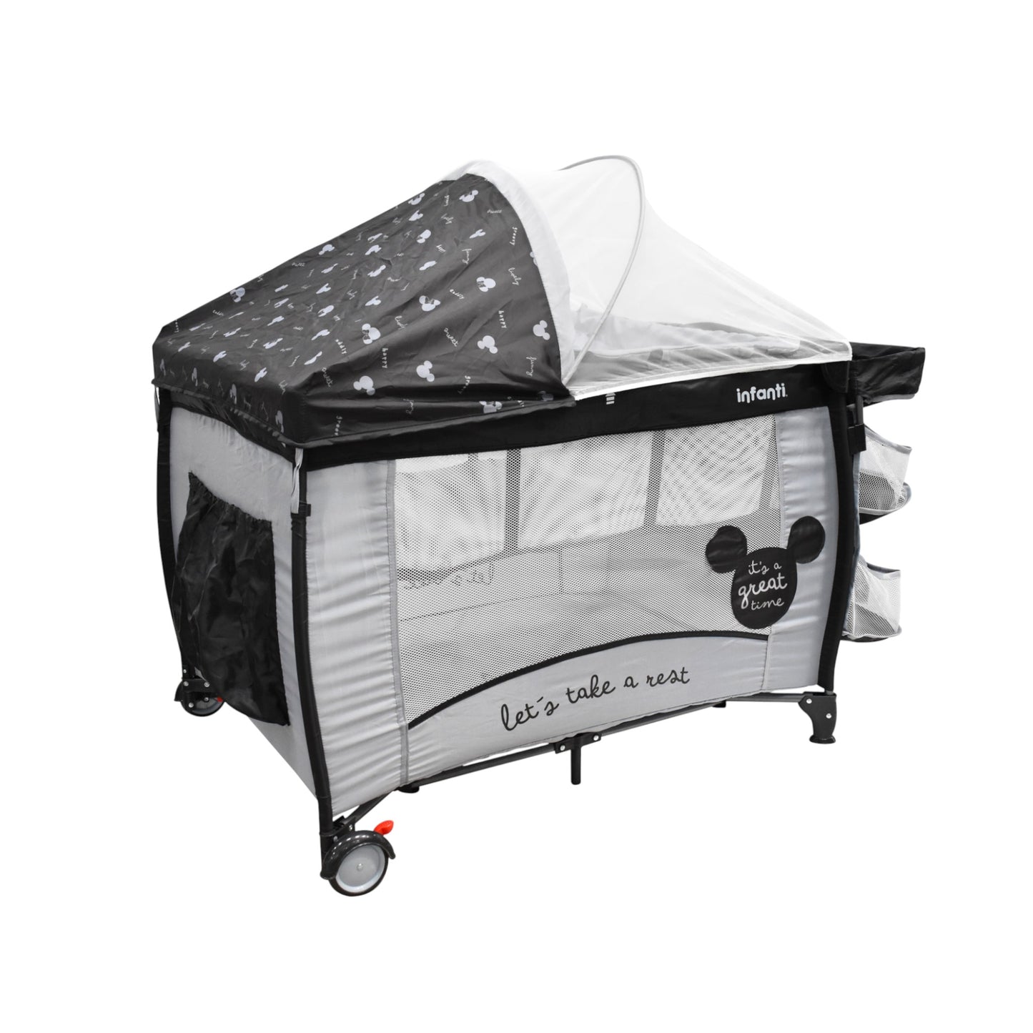 Cuna Disney Mickey 2 en 1 Con Cambiador Desmontable