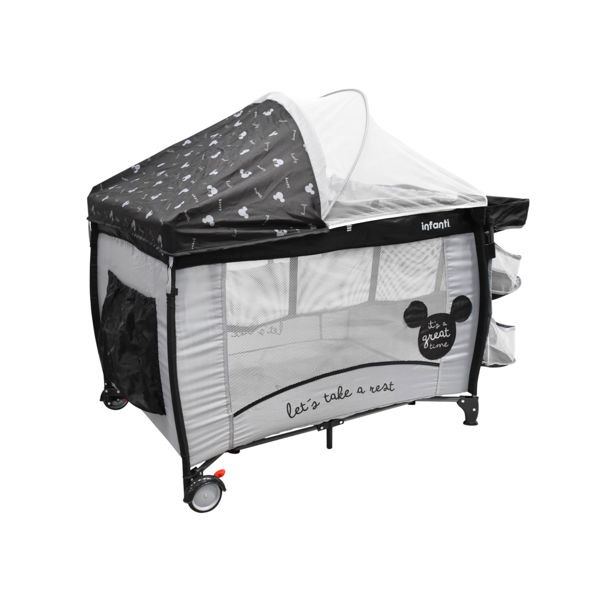 Cuna Disney Mickey 2 en 1 Con Cambiador Desmontable