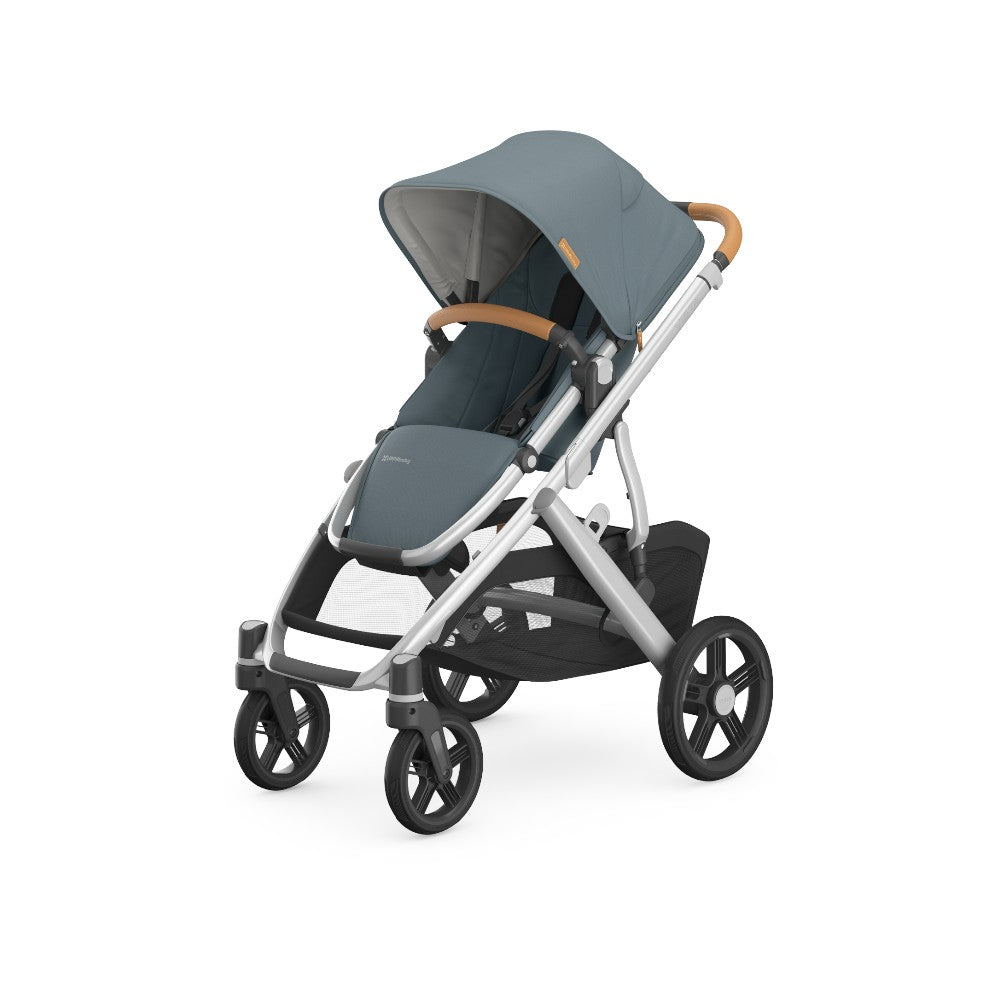 Carriola UPPAbaby Cruz V3 Dillan: Mango Telescópico, Asiento Reversible y Toldo Expandible con Protección UPF 50+