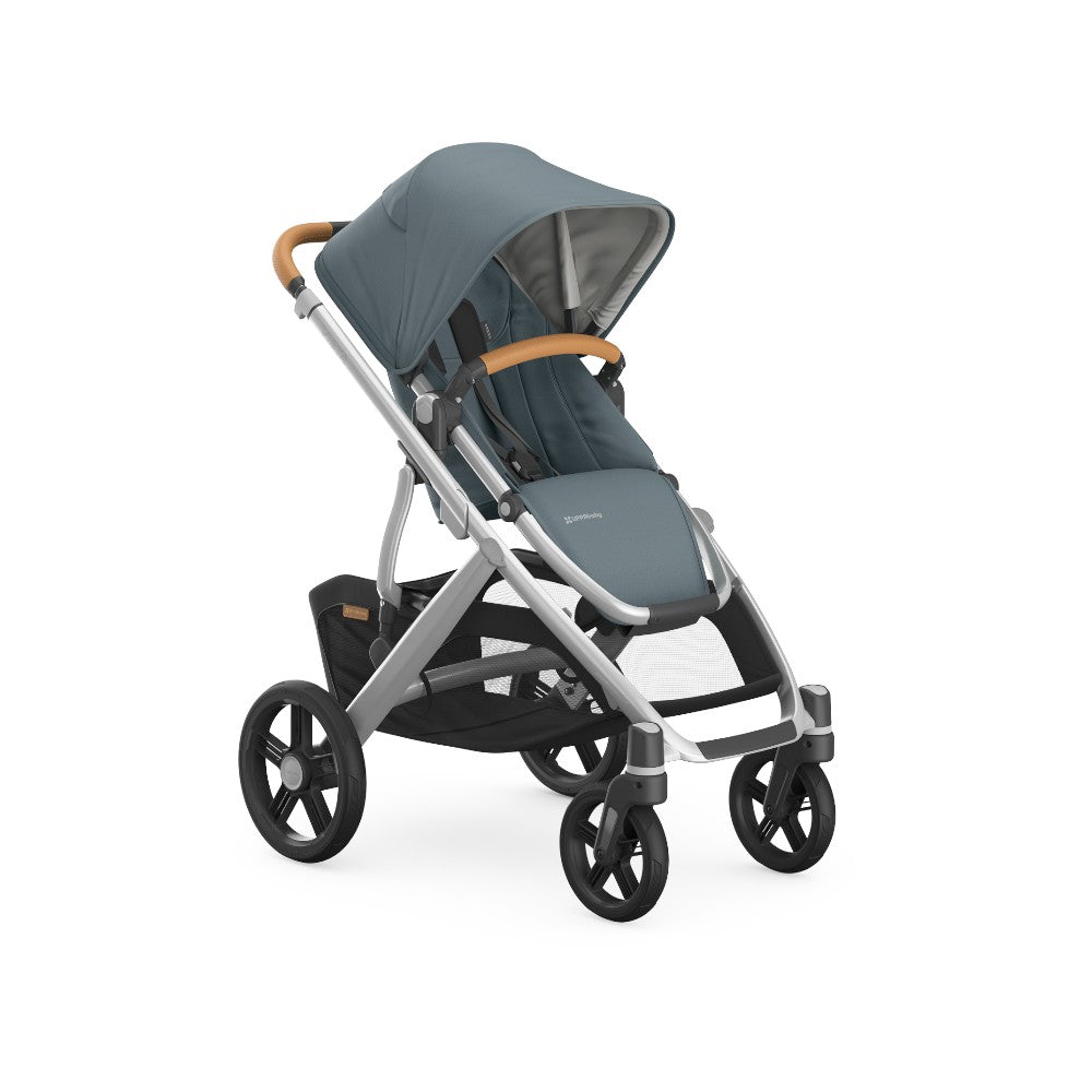 Carriola UPPAbaby Cruz V3 Dillan: Mango Telescópico, Asiento Reversible y Toldo Expandible con Protección UPF 50+