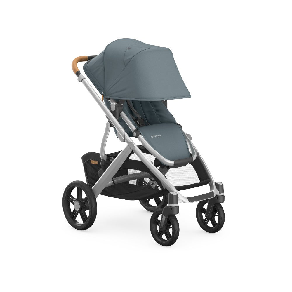 Carriola UPPAbaby Cruz V3 Dillan: Mango Telescópico, Asiento Reversible y Toldo Expandible con Protección UPF 50+