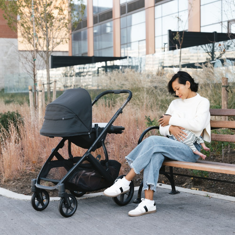 Carriola UPPAbaby Cruz V3 Jake: Mango Telescópico, Asiento Reversible y Toldo Expandible con Protección UPF 50+