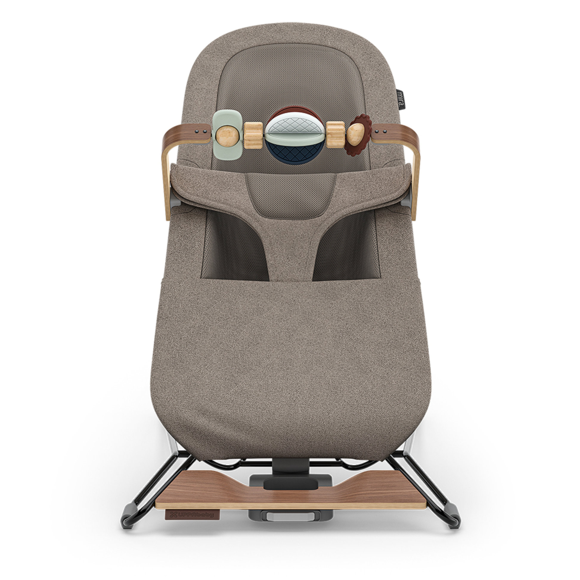 Barra de Juguetes Wonder Wheel para UPPAbaby Mira Estimula Motricidad Fina, Madera FSC®, Plegable y Fácil Instalación