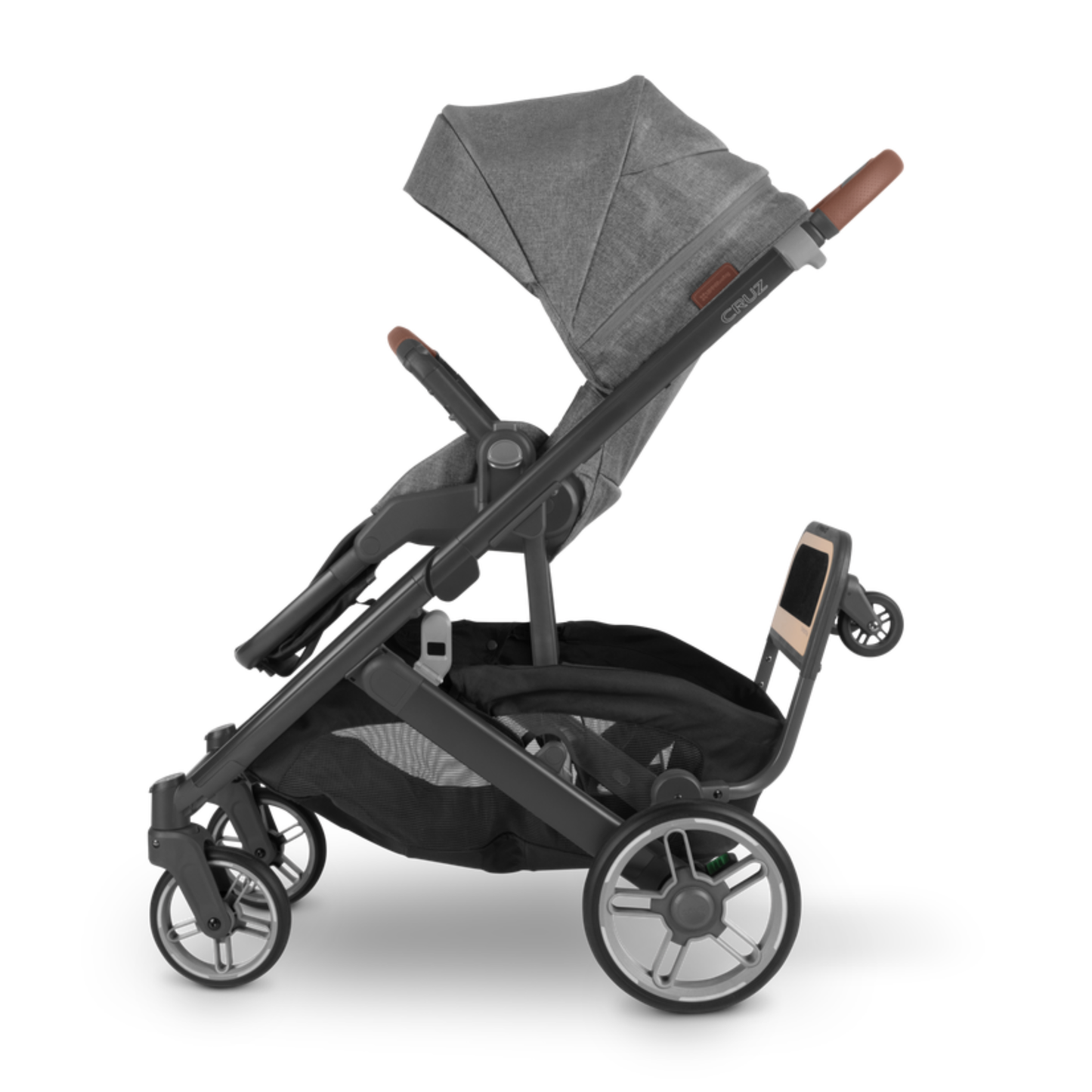 Patin Portatil PiggyBack para UPPAbaby Cruz V2 Madera Ecológica, Superficie Antideslizante, Fácil Acople, Plegable y Soporta hasta 25 kg