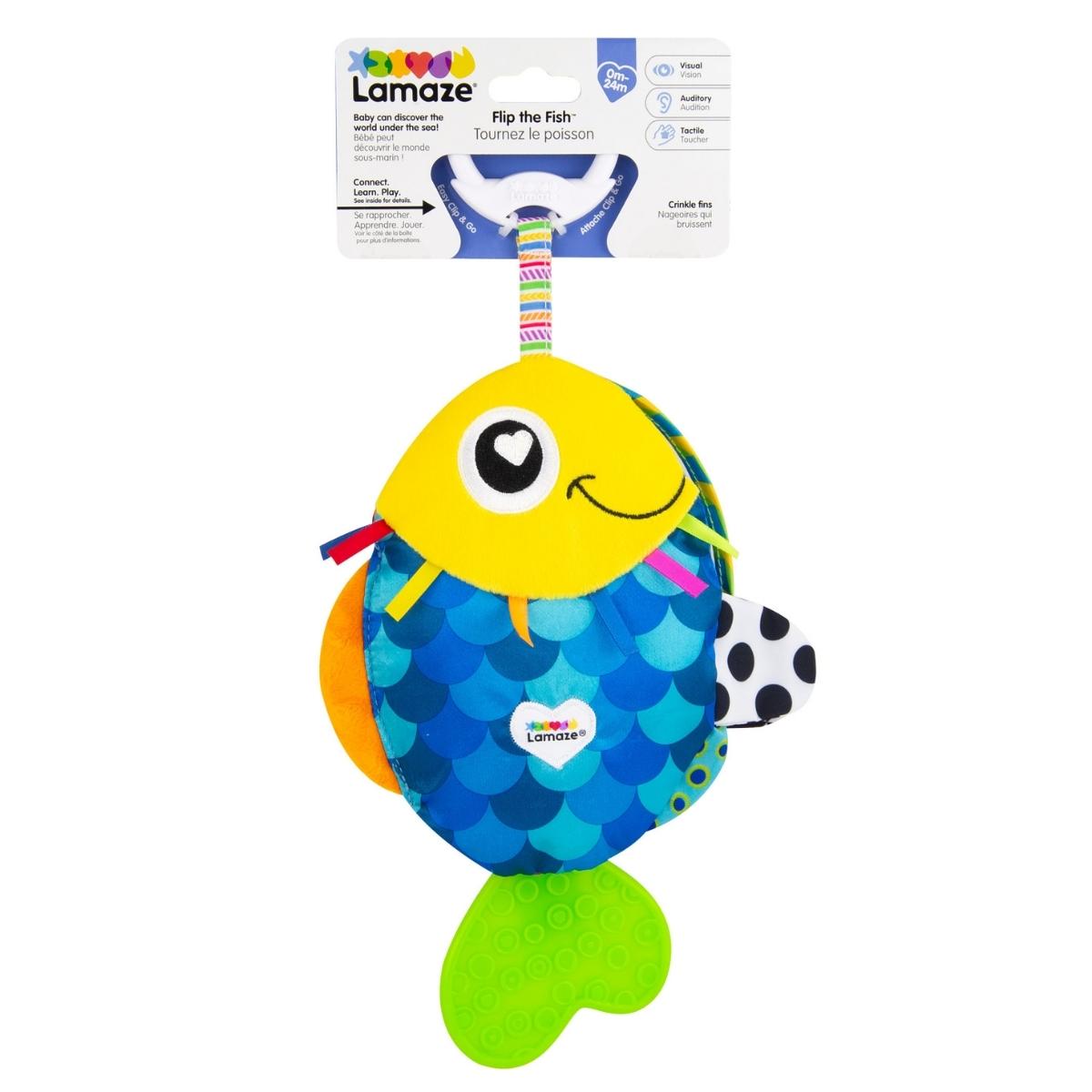 Juguete Interactivo Mordedera Flip El Pez Multicolor Lamaze