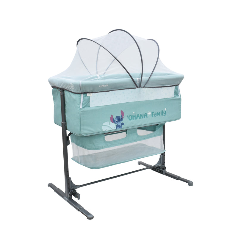 Colecho Disney Con Panel Lateral Abatible y 6 Posiciones de Altura
