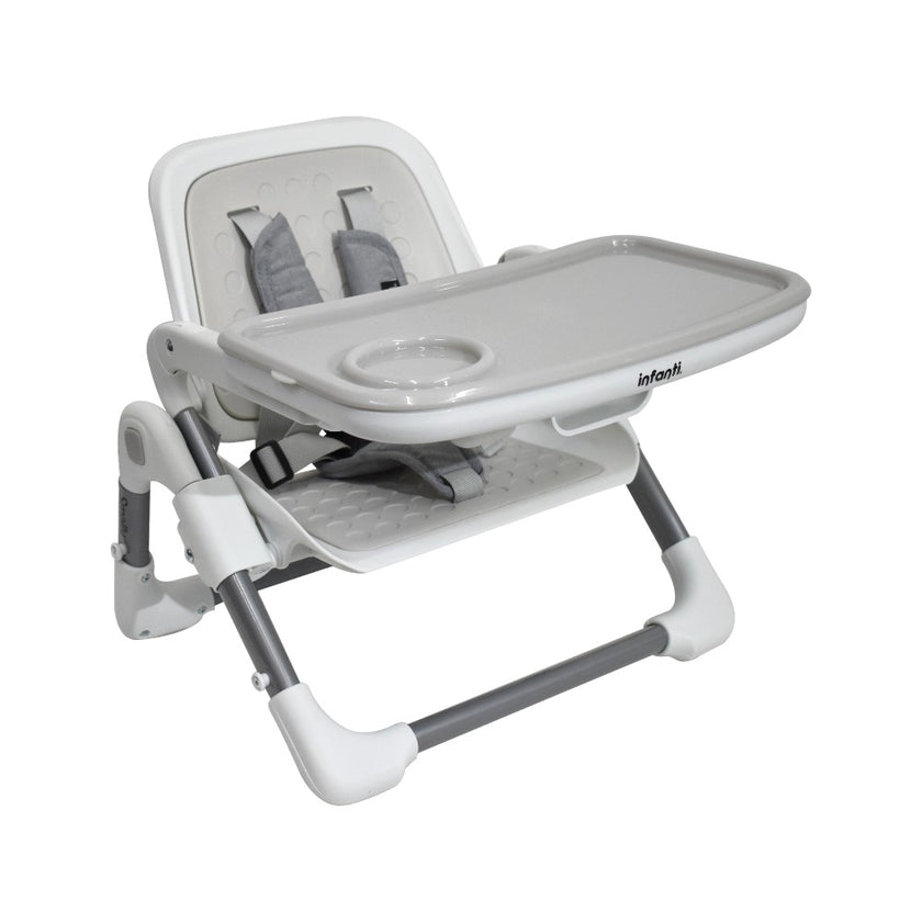 Silla Para Comer Tipo Booster 3 En 1 Smally Gris Infanti