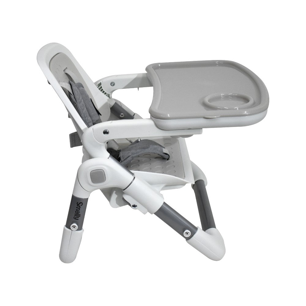 Silla Para Comer Tipo Booster 3 En 1 Smally Gris Infanti