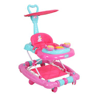 Andadera Step And Rock Mecedora Infanti Con Charola Electrónica Barra de Empuje